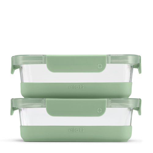 Ello Duraglass Refresh? Meal Prep Containers. Set of 2
